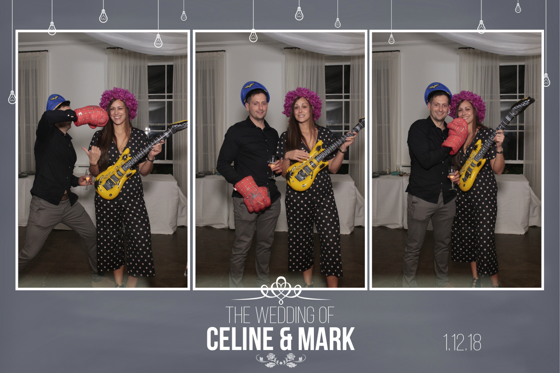 Mark and Celine's Wedding | View more photos from the event at gallery.myphotoboothexperience.co.uk/u/MyPhotoBoothExperienceLtd/Mark-and-Celines-Wedding